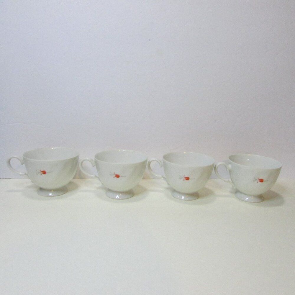 lot 4 vtg Nichinan fine porcelain tea cup and saucer Fairlady floral Japan set - Picture 7 of 10